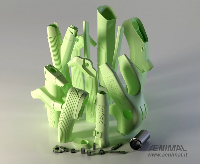 PLA樹脂 3Dプリントフレーム 自転車